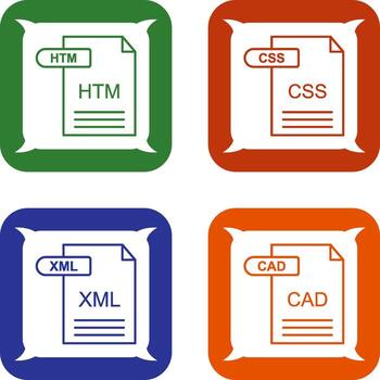 htm y css icono vector
