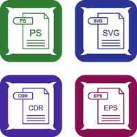 PS and SVG Icon vector