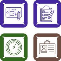 Pathfinder and Checklist Icon vector