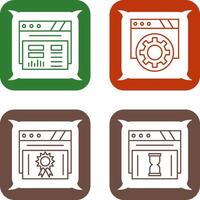 tablero y navegador icono vector