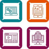 Workshop and Education App Icon vector