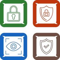 Lock and Privacy Icon vector