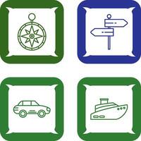 Compass and Direction Icon vector