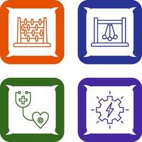Abacus and Pendulum Icon vector