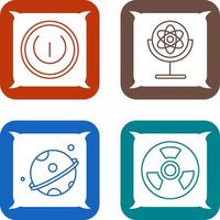 Gyroscope and Power Icon vector