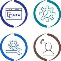 Website Promotion and Time Optimization Icon vector