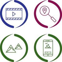 animation and tracking services Icon vector