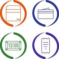 box and wallet Icon vector