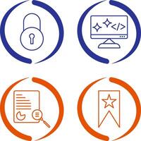 Closed Access and Clean Code Icon vector