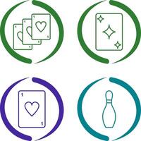 Deck of Card and Card Icon vector