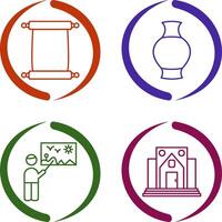 Scroll of Paper and Antique Icon vector