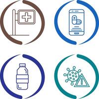 Signboard and Online Store Icon vector