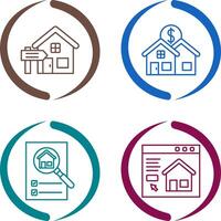 Rent and Residential Icon vector