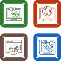 Incubator and Inovation Icon vector