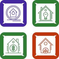 Fire Alarm and Home Automation Icon vector