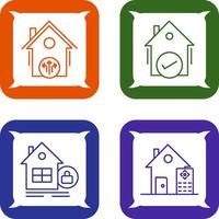 Vent and Houses Icon vector