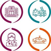 Ssd and Fire Truck Icon vector