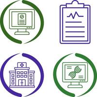 Online appointment and Clipboard Icon vector