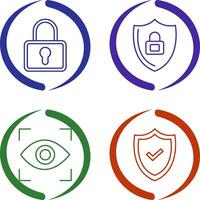 Lock and Privacy Icon vector