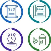 History and Math Icon vector