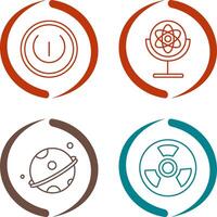 Gyroscope and Power Icon vector