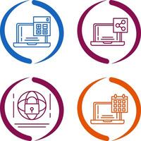 Calculator and Share Icon vector