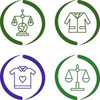 International Law and Suit Icon vector