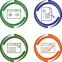 clean code and case study Icon vector