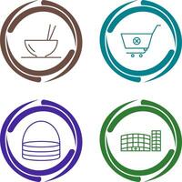 food and cancel order Icon vector