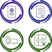 global report and reports Icon vector