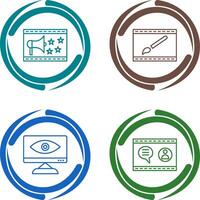 Website Promotion and Website Design Icon vector
