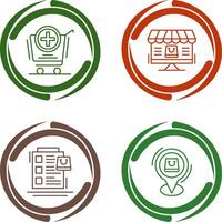 Add to Cart and Online Shopping Icon vector