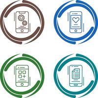 Setting and Favourite Icon vector