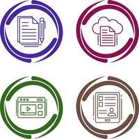 Document and File Icon vector