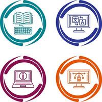 Study and Language Icon vector