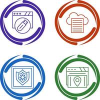 Sheet and Usb Flash Drive Icon vector