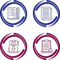 Agreement and Document Icon vector