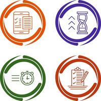 Check List and Quick Response Icon vector