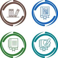 Archive and Mathematics Icon vector