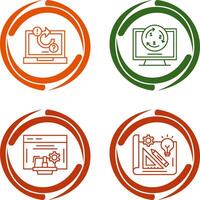 Incubator and Inovation Icon vector