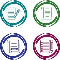 checklist and document Icon vector