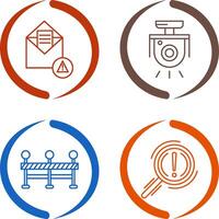 Spam and Security Camera Icon vector