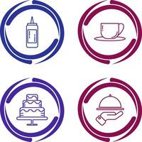 Sauce and Tea Icon vector