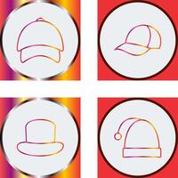 Cap and Hat Icon vector
