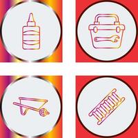 Glue and construction Icon vector