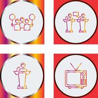 Protest and Debate Icon vector