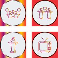 Protest and Debate Icon vector