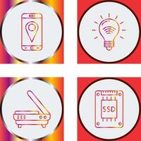 Gps and Smart Energy Icon vector