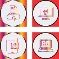 File Upload and Art Icon vector