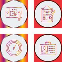 Pathfinder and Checklist Icon vector